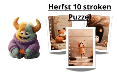 Herfst 10 stroken Puzzel
